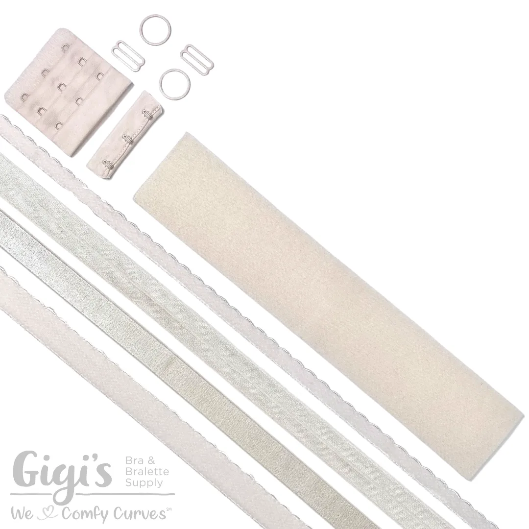 Bra Findings Kit for the Ingrid Non-Wired Bra Patterns from Bra Makers Supply