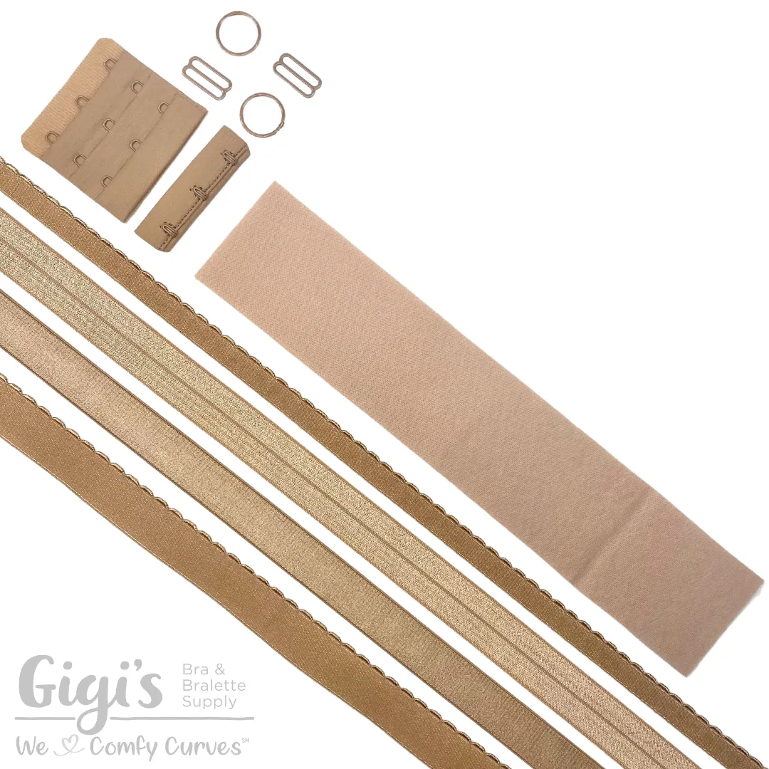 Bra Findings Kit for the Ingrid Non-Wired Bra Patterns from Bra Makers Supply