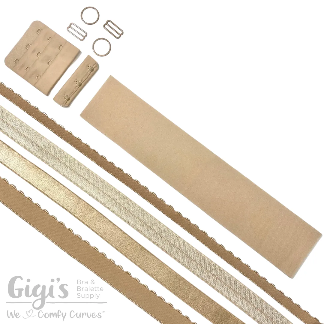 Bra Findings Kit for the Ingrid Non-Wired Bra Patterns from Bra Makers Supply
