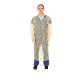 Cardinal Health Over The Head Spunbond Protective Gown, Yellow
