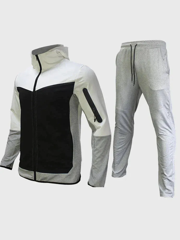 Casual Zipper Tracksuits Set