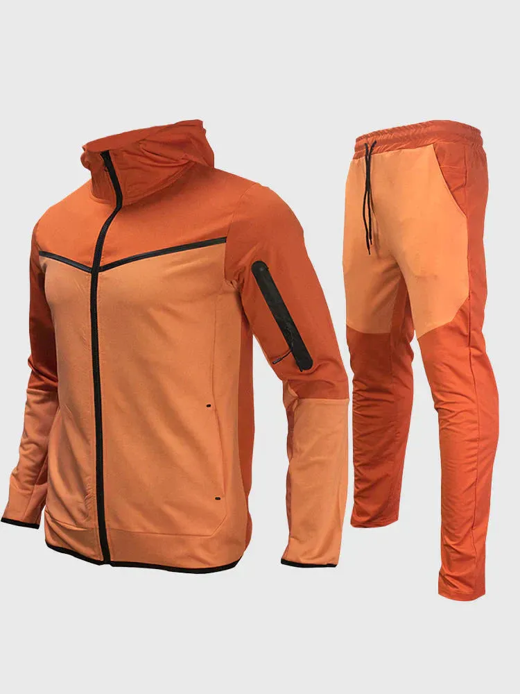 Casual Zipper Tracksuits Set
