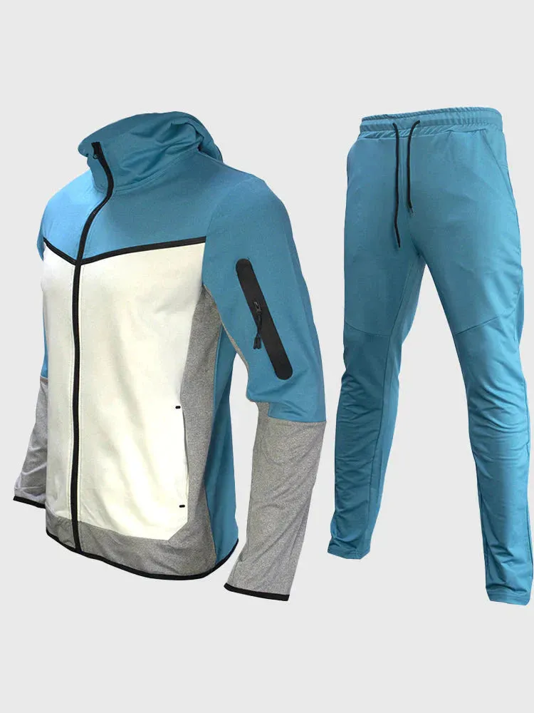 Casual Zipper Tracksuits Set