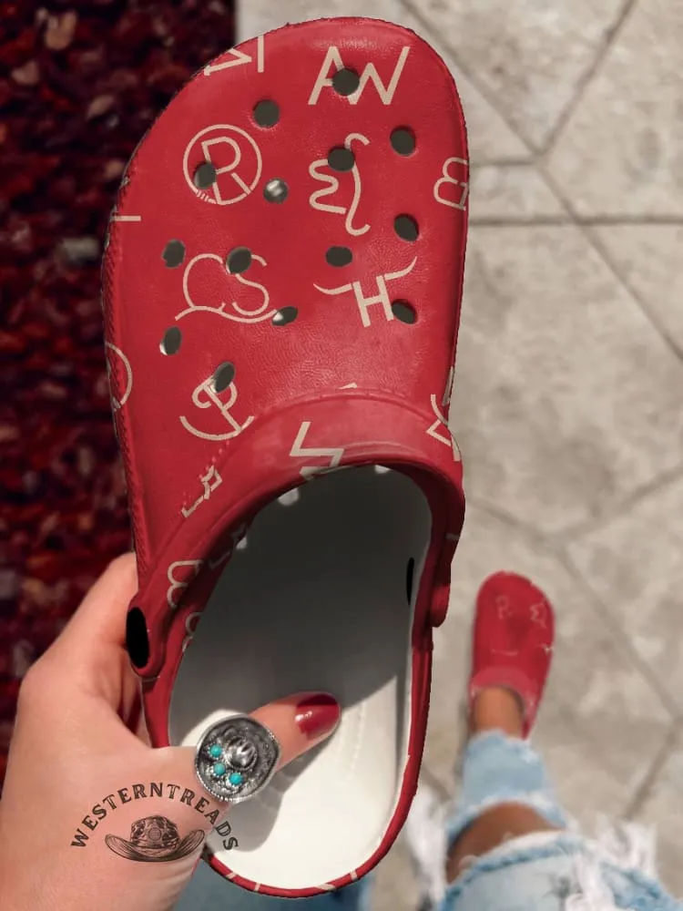 Cattle Brands Holey Clogs