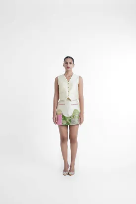 Cheri Upcycled Silk Skort RTS