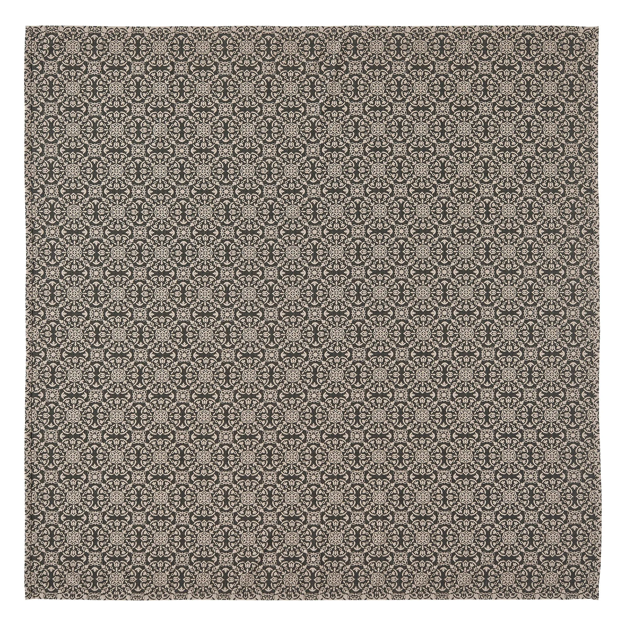 Custom House Black Tan Jacquard Coverlet Collection