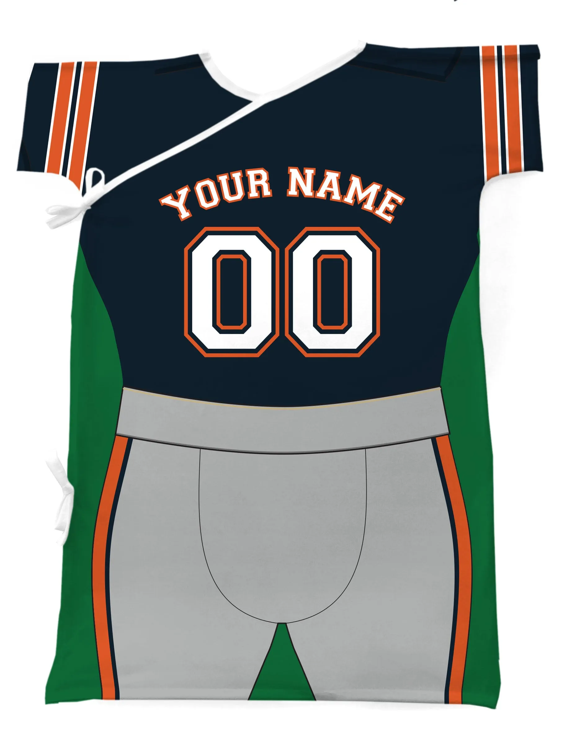 Custom Team & Mascot Brave Gowns