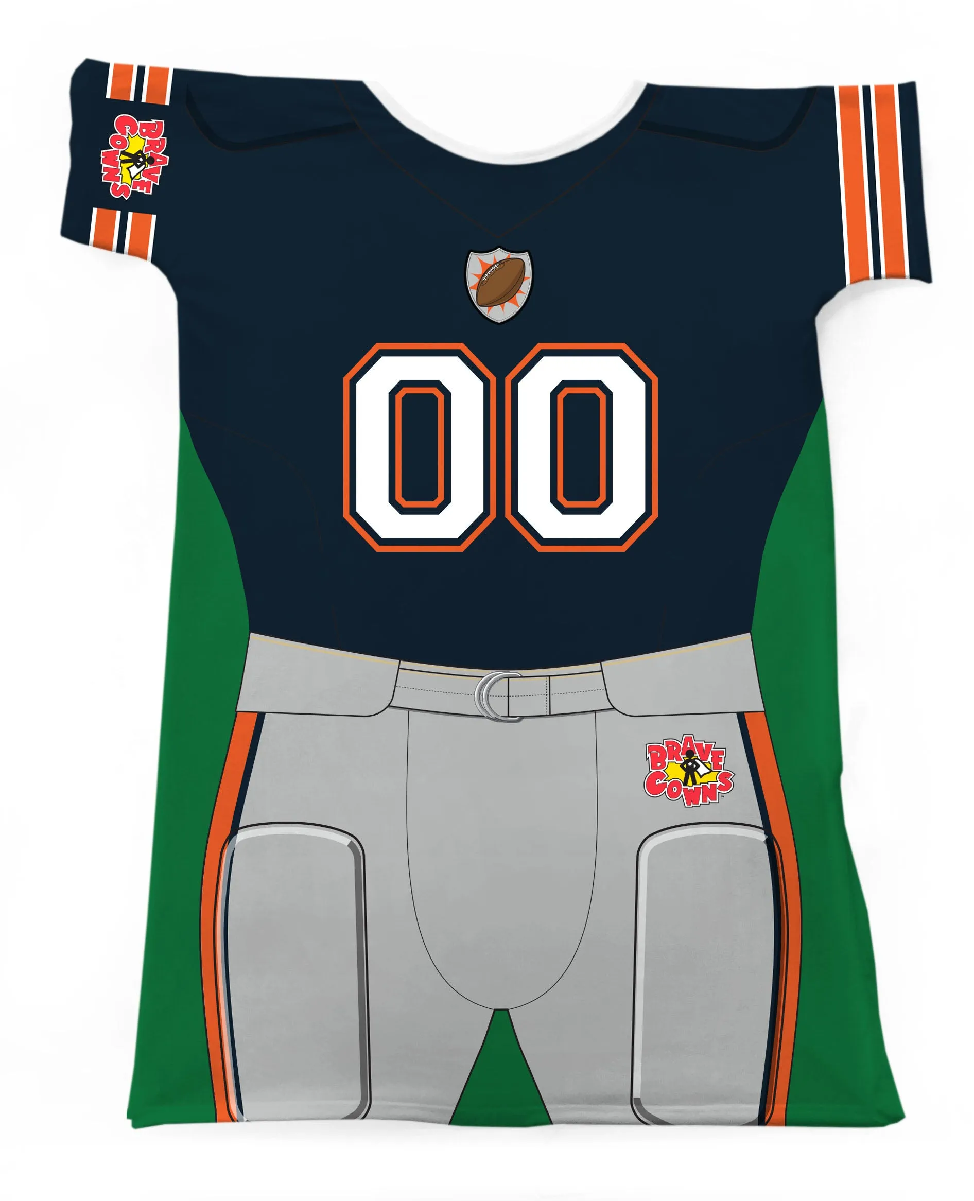Custom Team & Mascot Brave Gowns