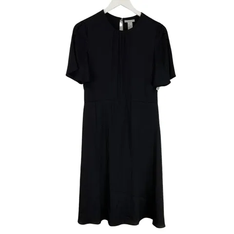 Dress Casual Midi By H&m In Black, Size: M