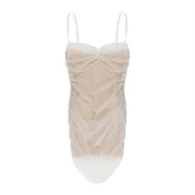 EXCLUSIVE AURA IVORY DAY DRESS