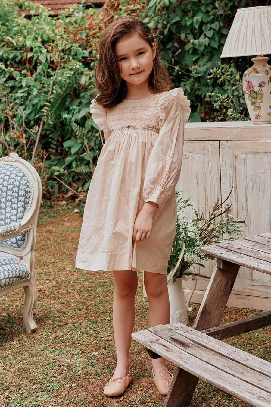 Girls Dress Nellystella Raelynn Orchid Ice