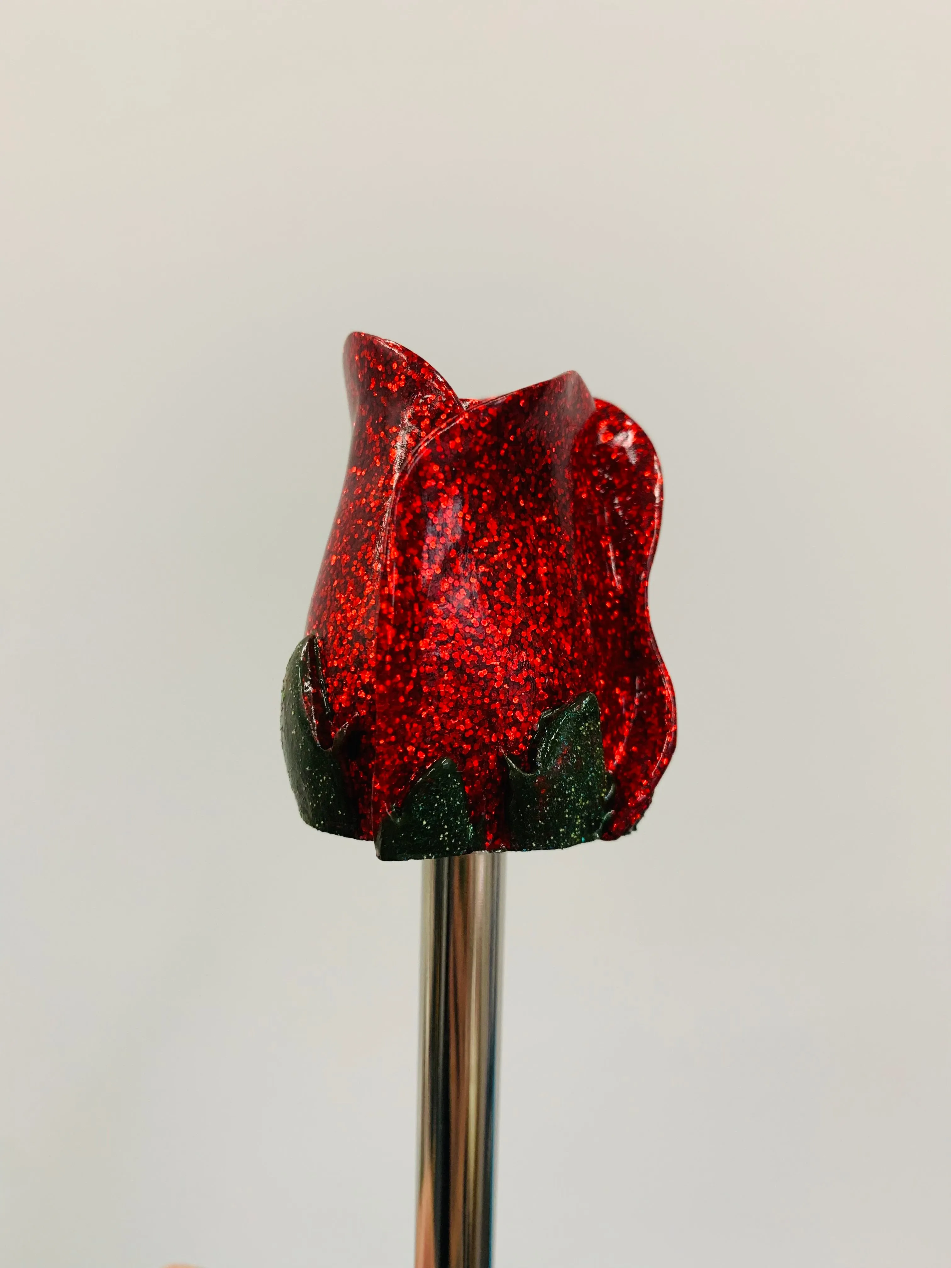 Glitter Red Roses Shooter Rod