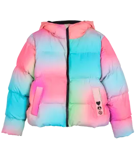 Glow Quilted Jacket in All Over Print