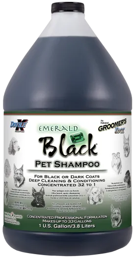 Groomer's Edge Emerald Black Shampoo - Gallon
