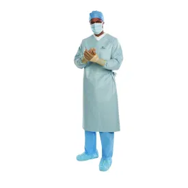 Halyard Aero Chrome Breathable Performance Surgical Gowns without Towel, Non Sterile