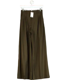 H&M Green Cigarette Trousers UK 4