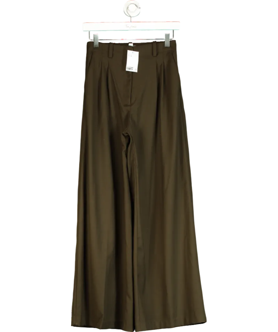 H&M Green Cigarette Trousers UK 4