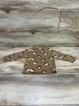 H&M Hedgehog Shirt Brown sz 18m