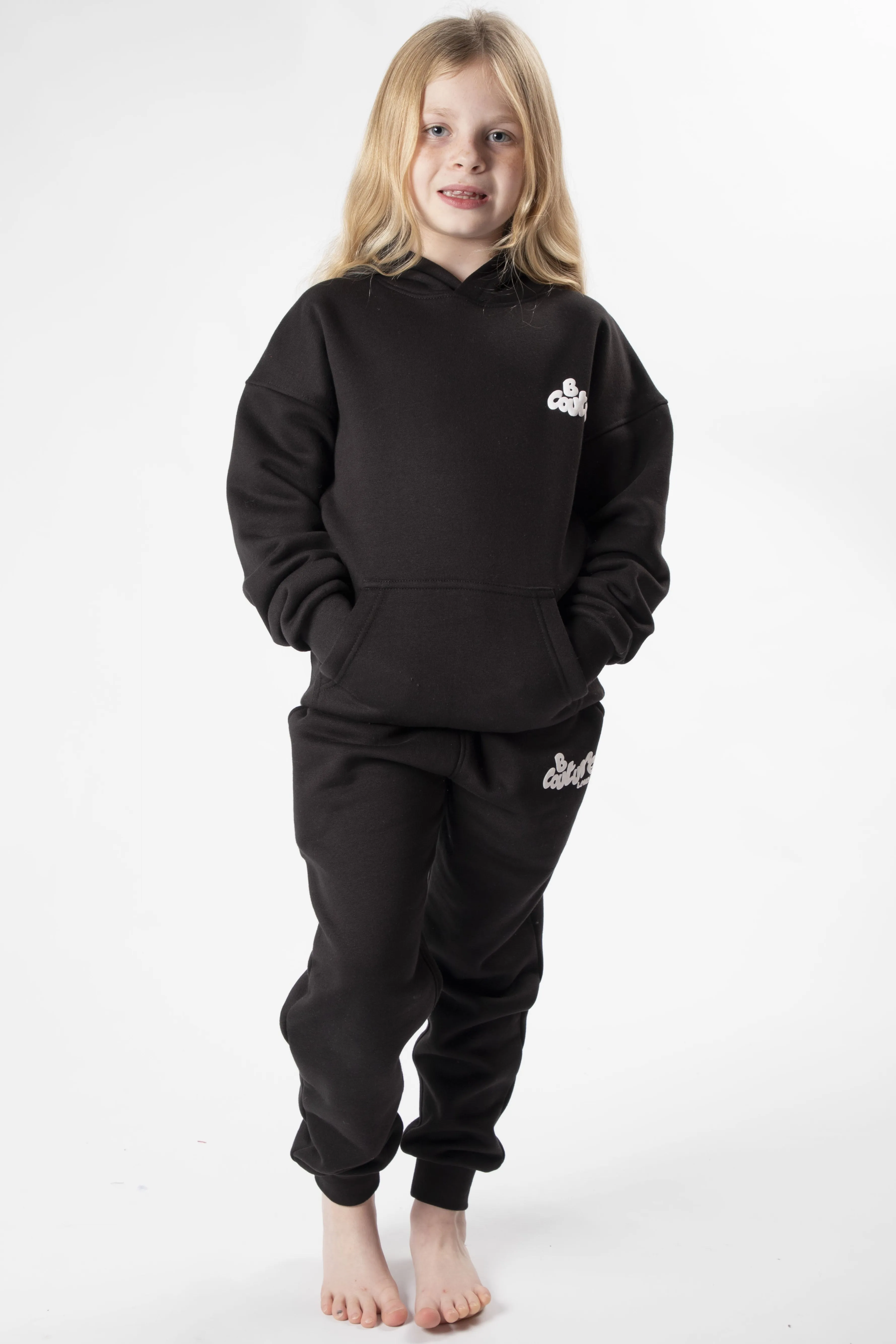 Harrington Girls Tracksuit - Black