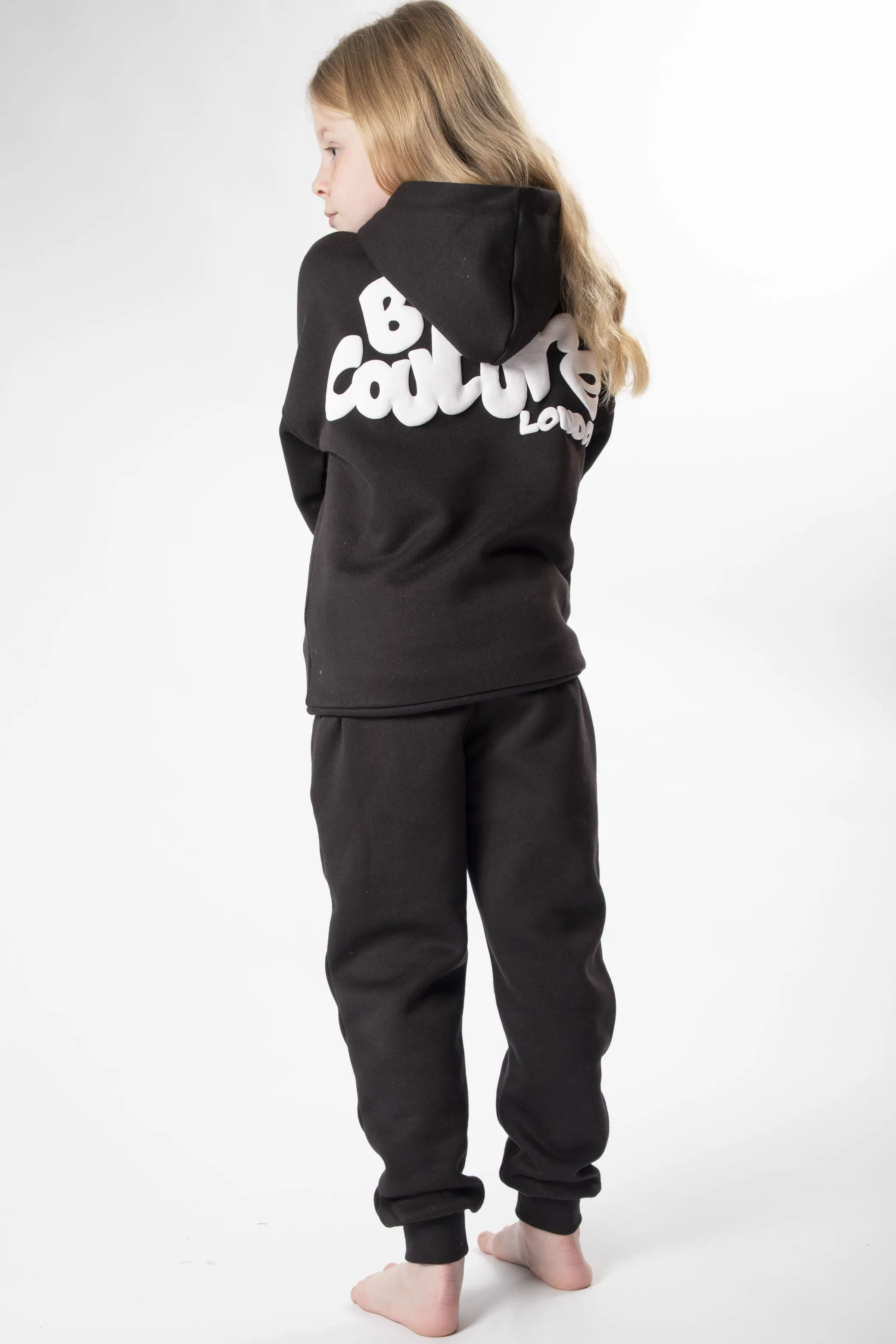 Harrington Girls Tracksuit - Black