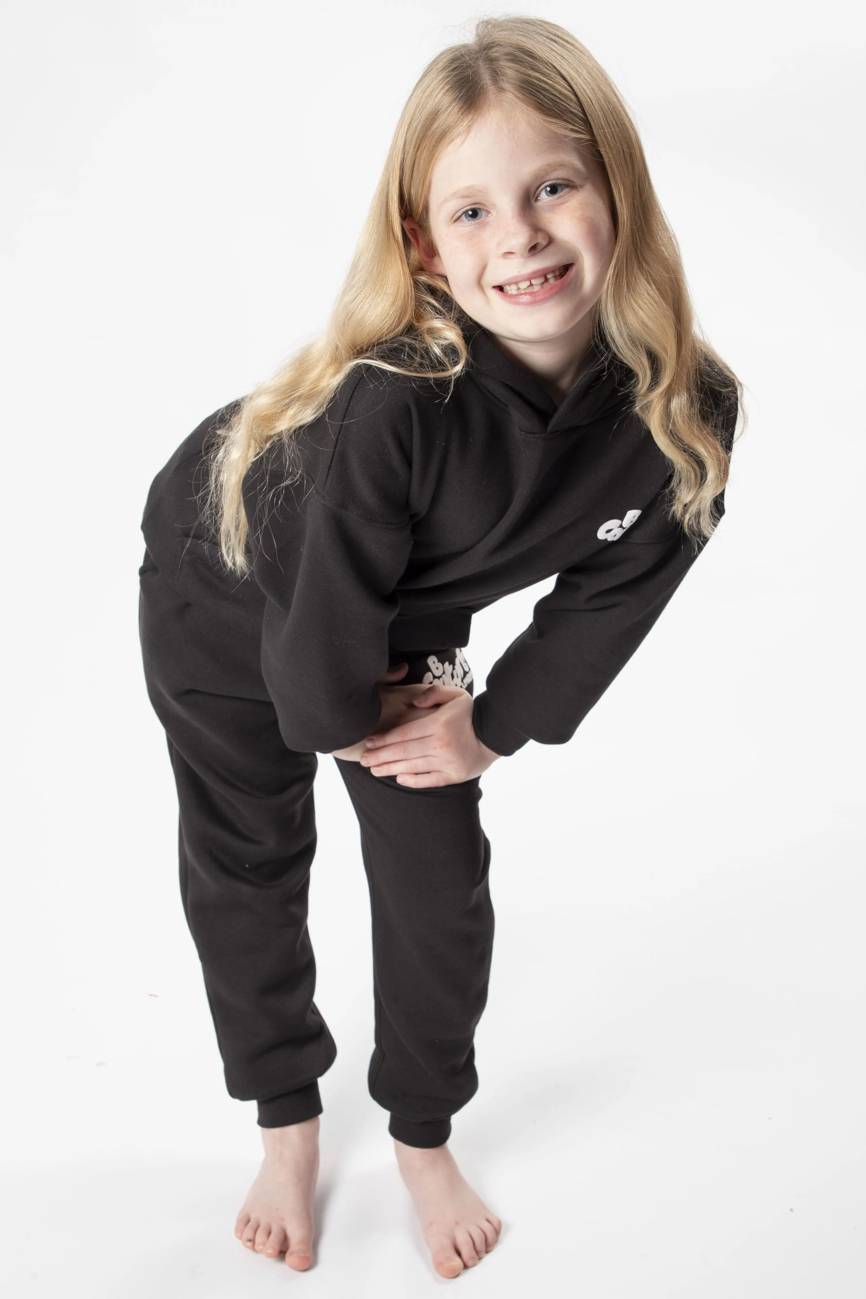 Harrington Girls Tracksuit - Black