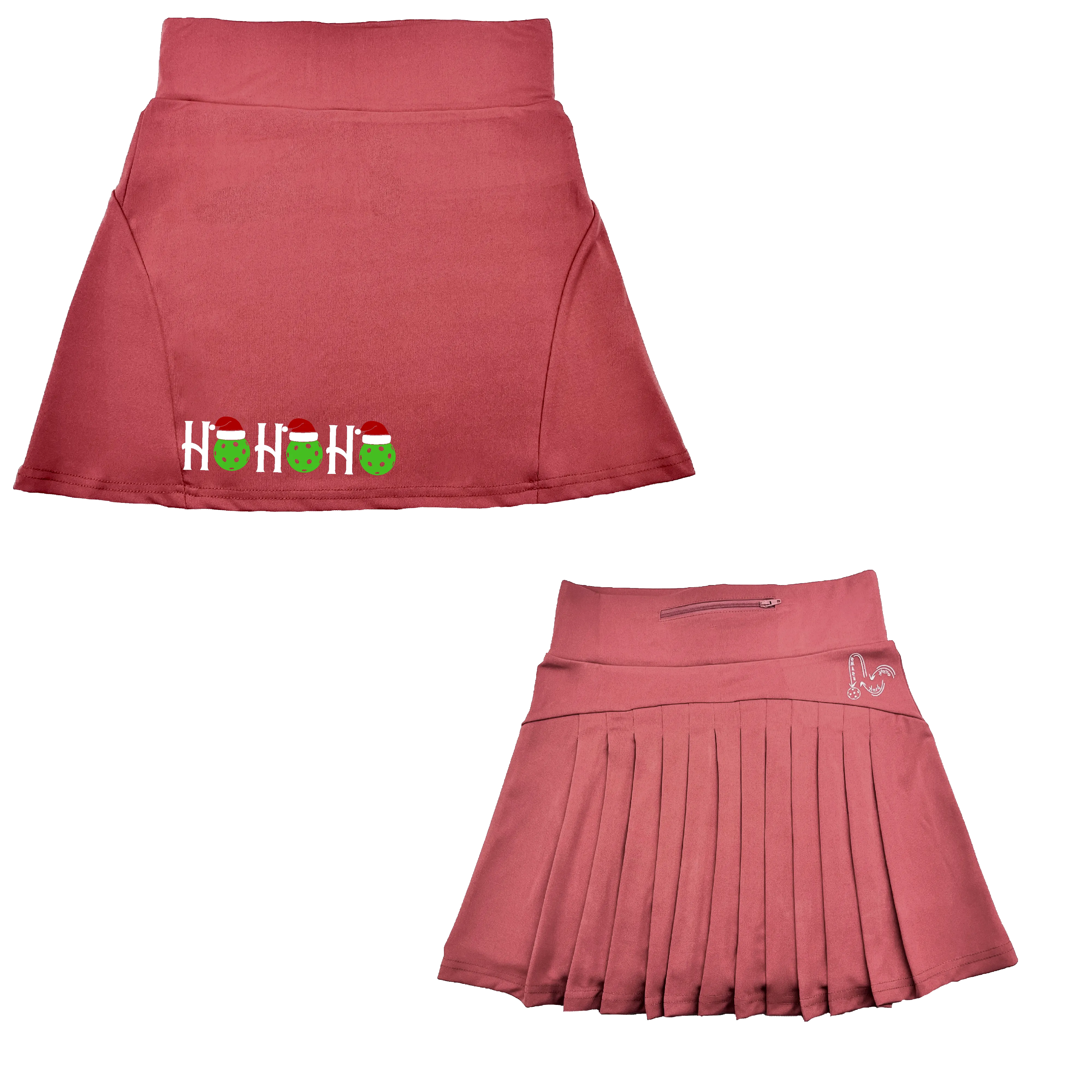 Ho Ho Ho | Women's Flirty Pickleball Skort