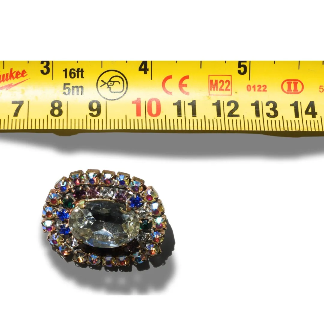 Large Jewel Button Embellishment