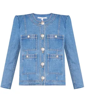 Light Indigo Ferazia Denim Jacket