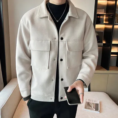 LMS Woolen Casual Coats