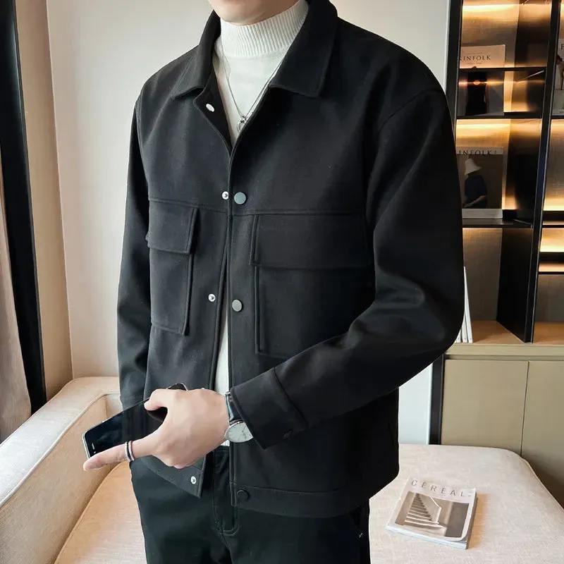 LMS Woolen Casual Coats