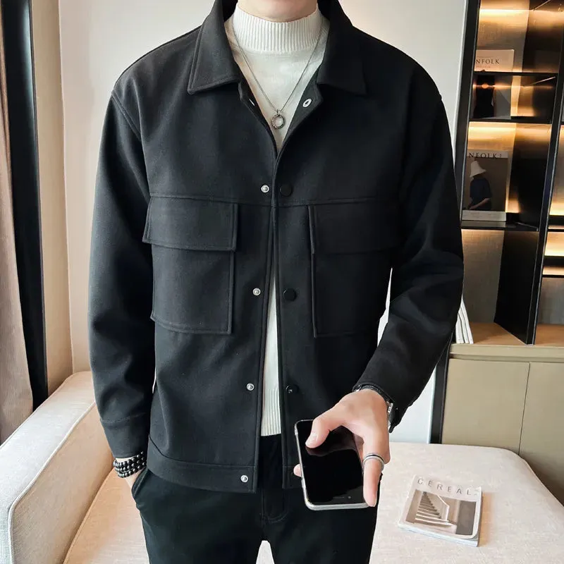 LMS Woolen Casual Coats