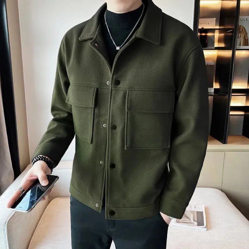 LMS Woolen Casual Coats