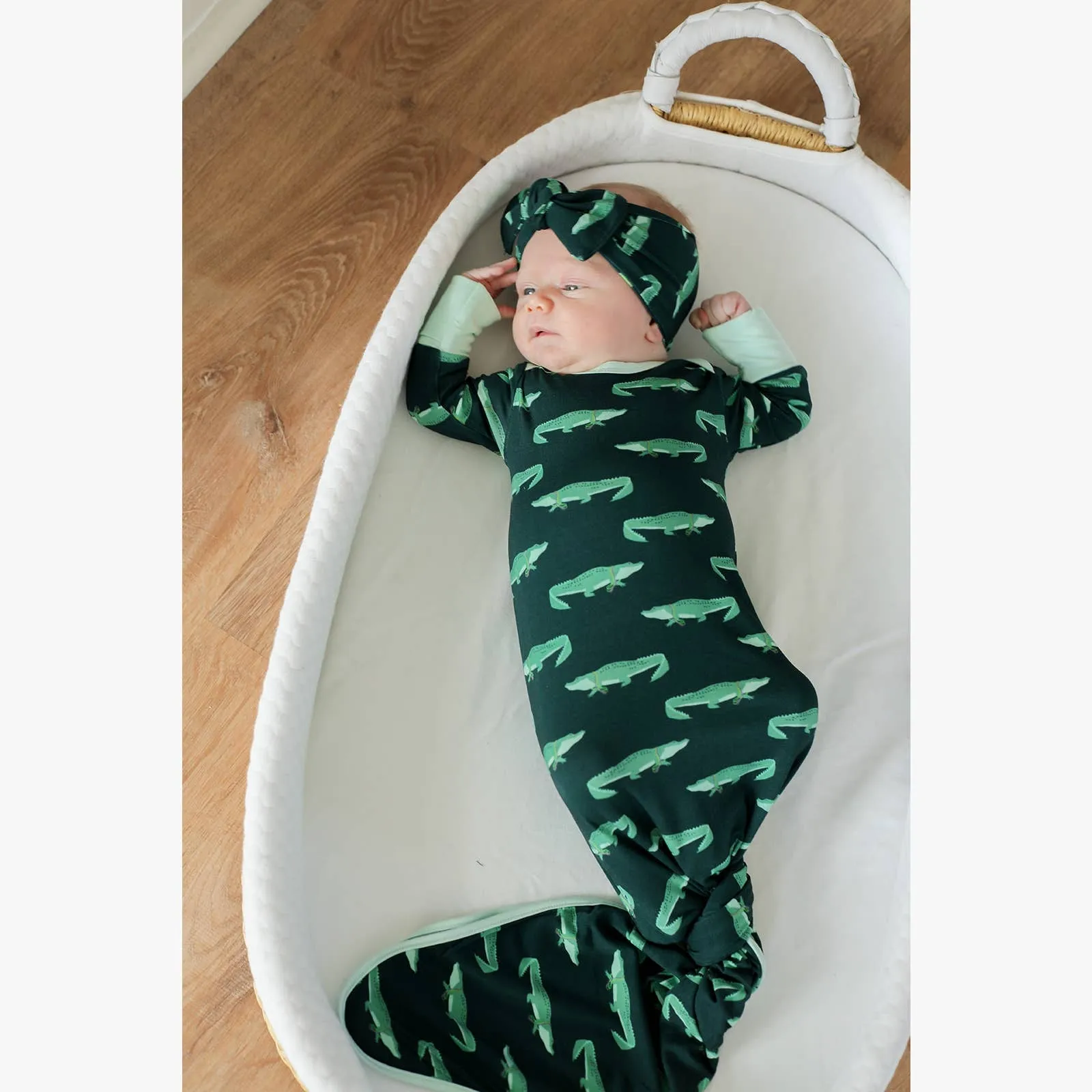 Mardi Gator Bamboo Knotted Gown