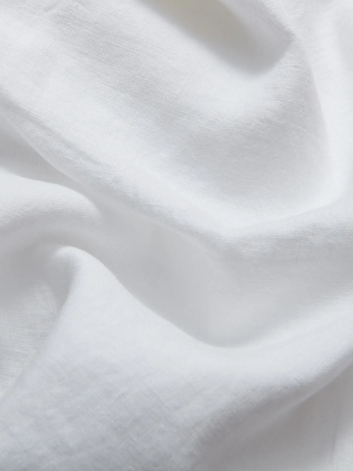 Men's White Randall Linen Trousers