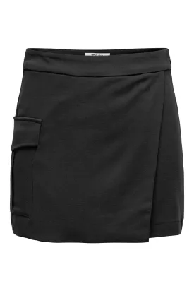 Only - Onlcorinna Cargo Wrap Skort Tlr - 4491151 Black