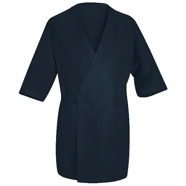 Red Kap Collarless Butcher Wrap - 3/4 Sleeve and Pockets - WP10