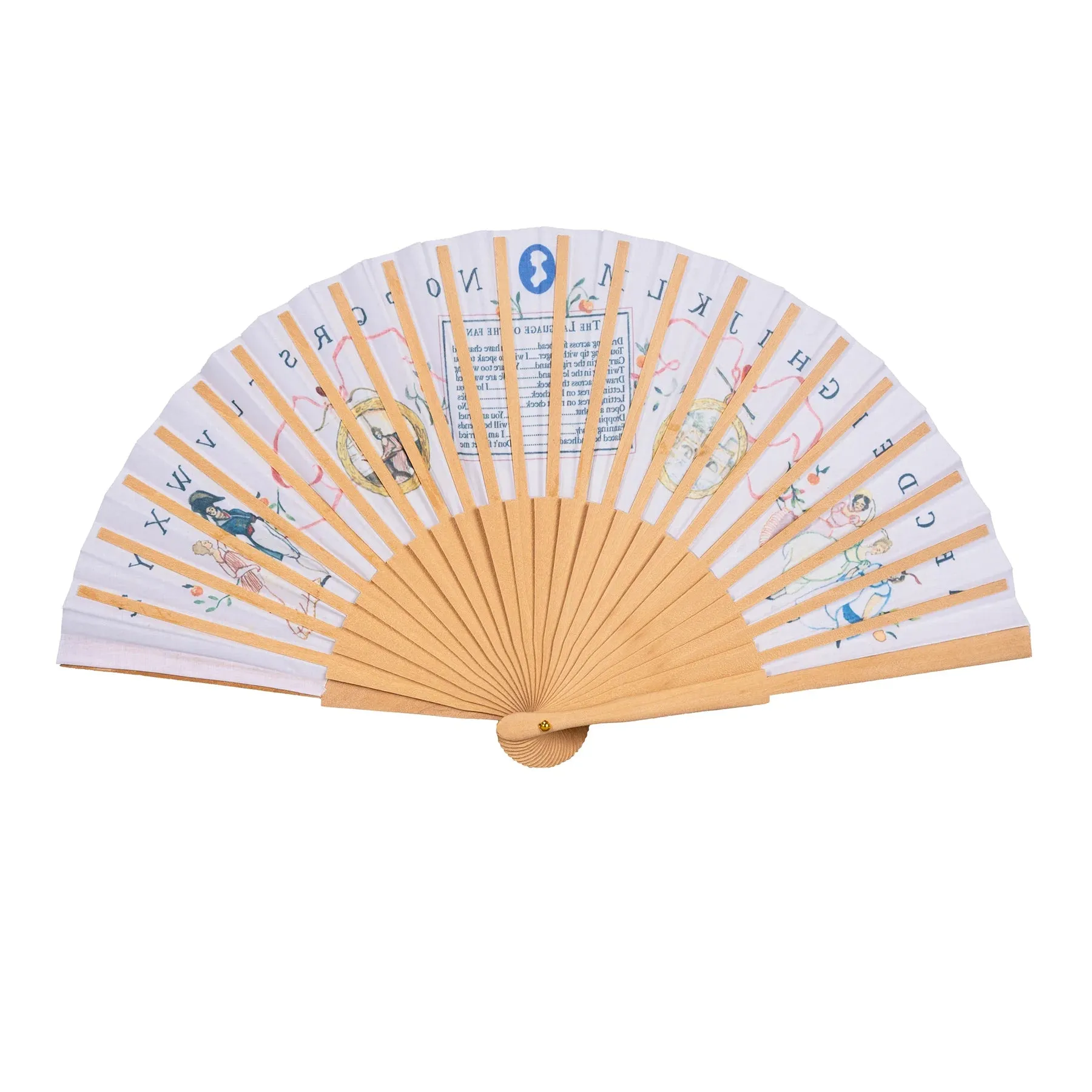 Regency Illustrated Hand Fan