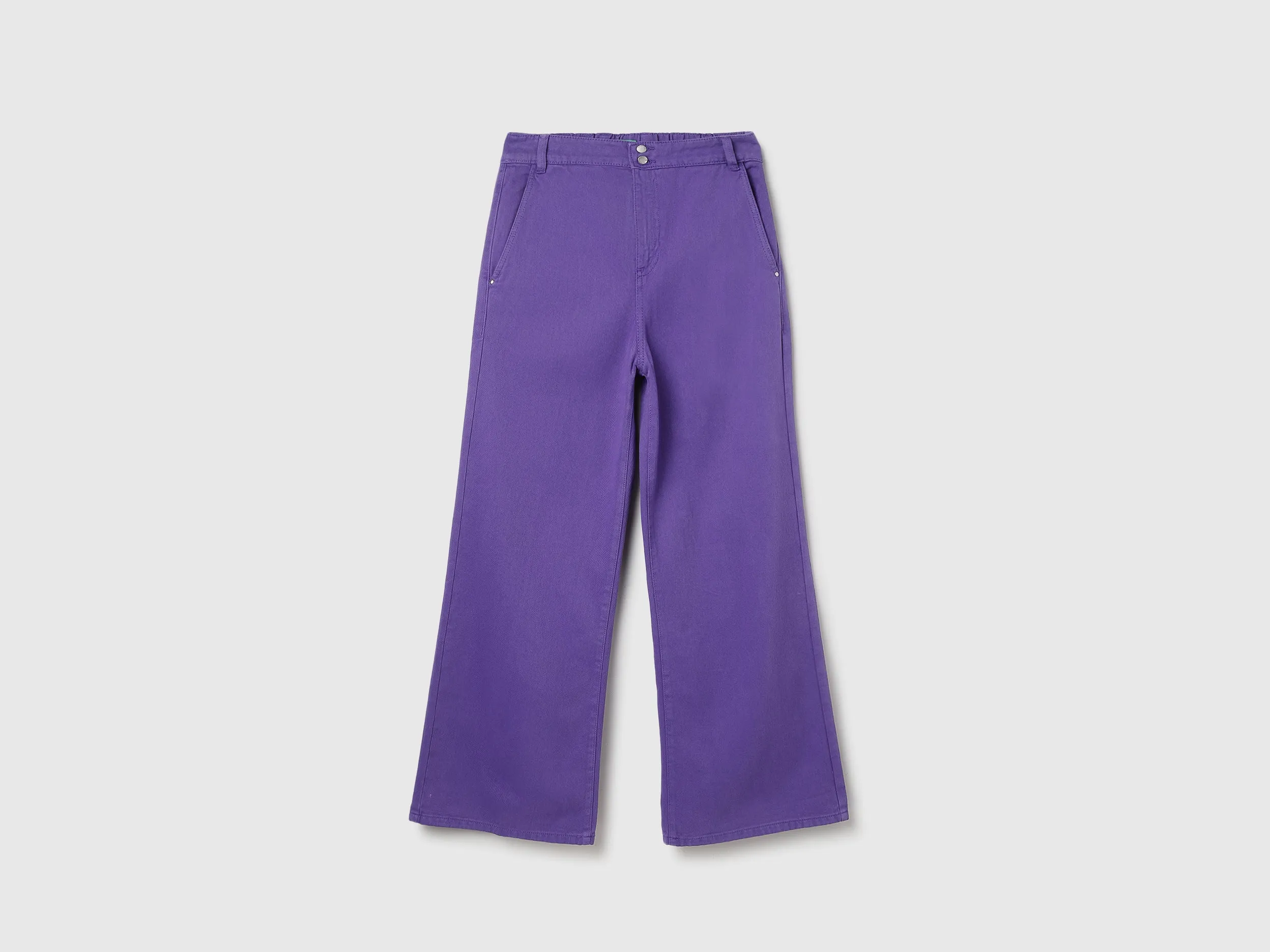 Solid Mid Rise Trousers