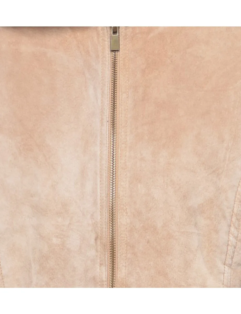 Suede Shearling Lining Coat - M
