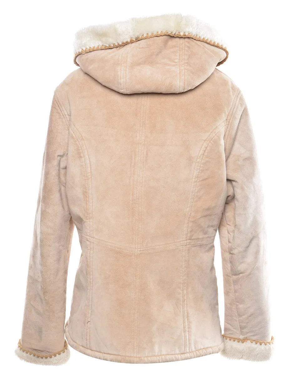 Suede Shearling Lining Coat - M