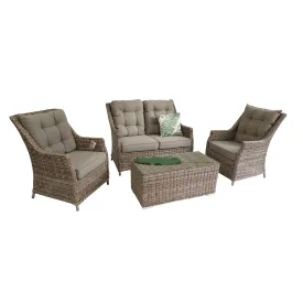 Swiss 4 Pc 4 Seater Outdoor Lounge Setting Marina