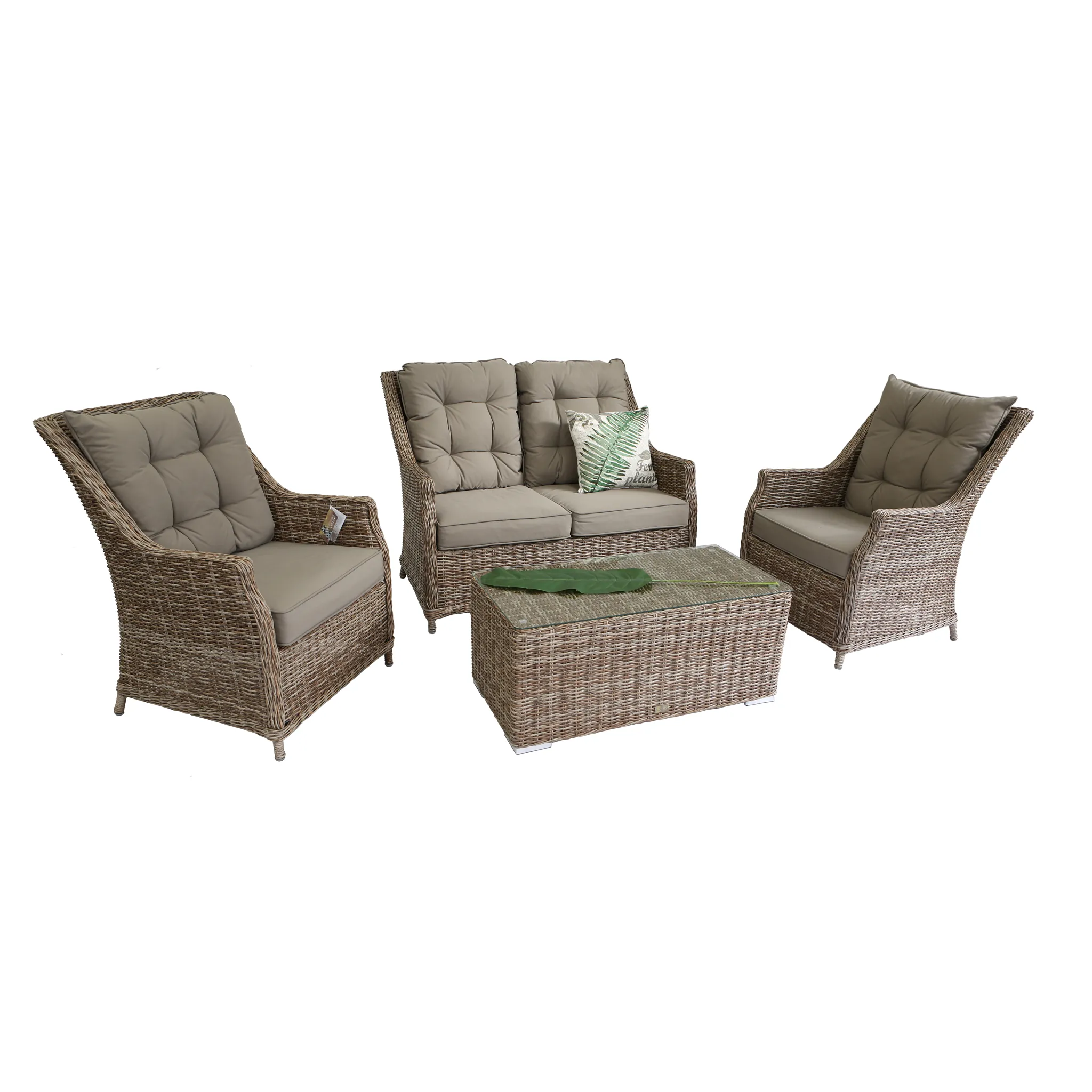 Swiss 4 Pc 4 Seater Outdoor Lounge Setting Marina