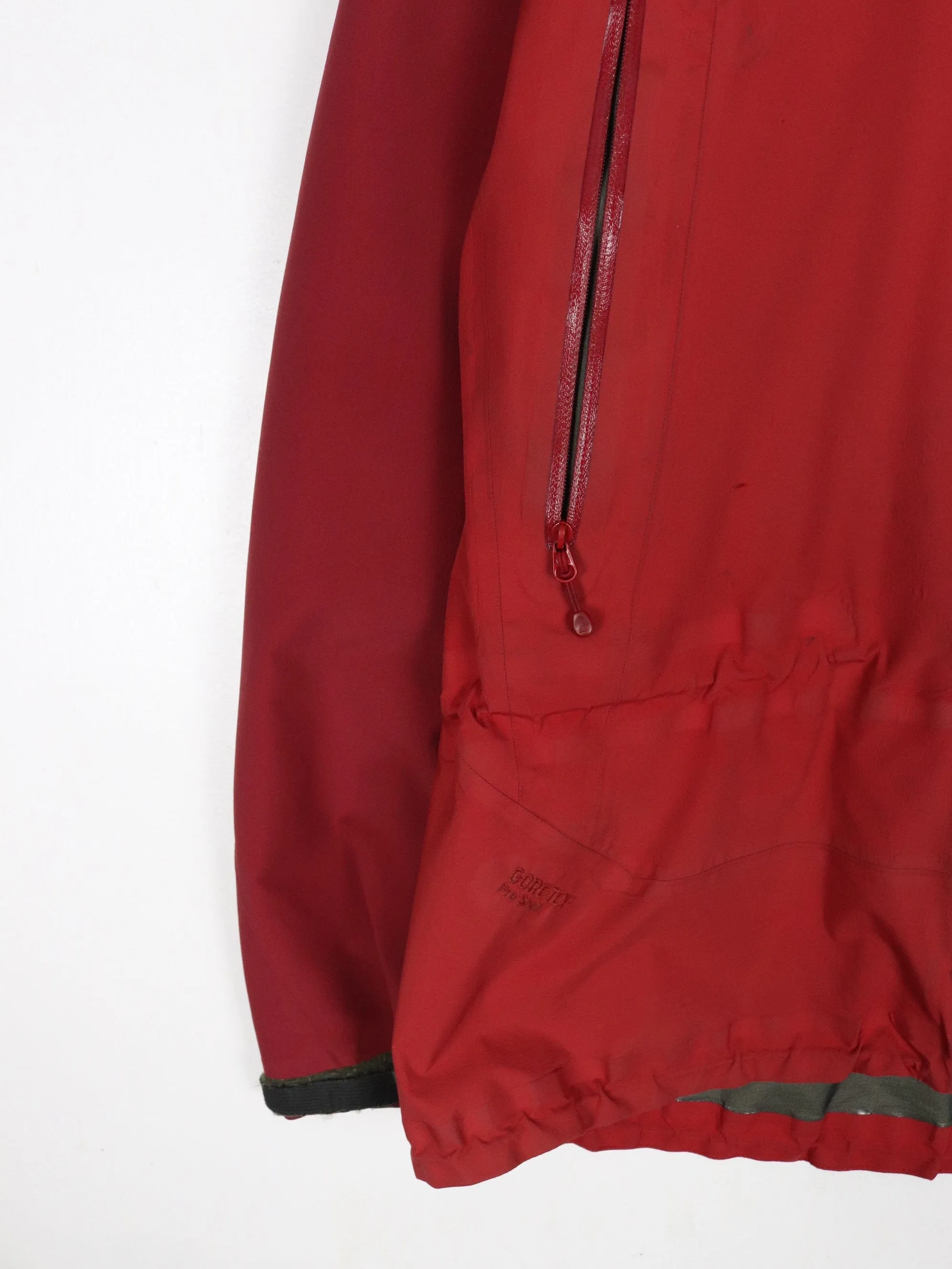 Vintage Mountain Equipment Co-Op Jacket Mens Medium Red Gore-Tex Outdoors