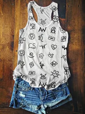Women's Cattle Brands Tank Top
