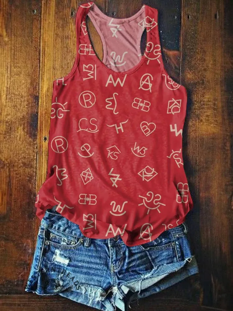 Women's Cattle Brands Tank Top